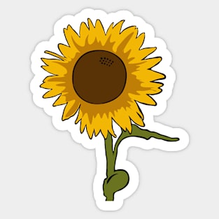 Sunflower Sticker